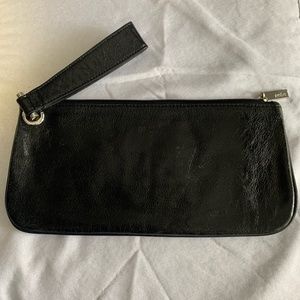 HOBO Zoe Clutch Black Leather Wristlet